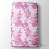 Onion Pink Floral Printed Fabric Manufacturer in India